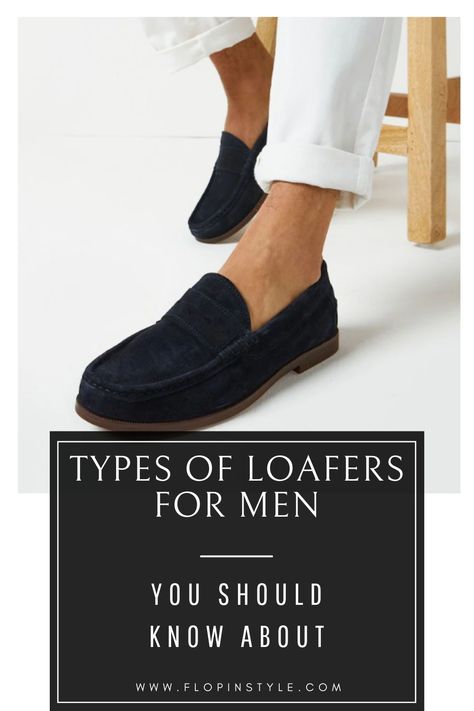 Step into style with our guide to men's loafers. Explore the essential types of loafers for men, including versatile penny loafers and elegant tassel loafers. Whether you're looking for formal loafers for a sleek look or casual loafers for everyday wear, find the perfect loafers styles for men. Learn more at flopinstyle.com Men Wearing Loafers, Mens Loafers Outfit Casual Street Styles, Types Of Loafers, Loafers Outfit Casual, Loafers Horsebit, Belgian Loafers, Kiltie Loafers, Loafers Men Outfit, Mens Loafer