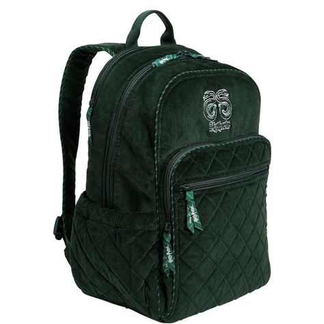 Vera Bradley Just Added Even More Items to Their Massive "Harry Potter" Collection Harry Potter Backpack, Malfoy Aesthetic, Narcissa Malfoy, Slytherin Fashion, Slytherin Crest, Harry Potter Friends, Harry Potter Glasses, Gothic Bag, Harry Potter Disney