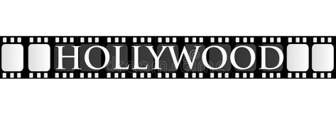 Illustration about a filmstrip with the word Hollywood. Illustration of count, oscars, film - 9628889 Hollywood Illustration, Hollywood Font, Hollywood Aesthetic, Sublimation Projects, Film Strip, Stock Images Free, Stock Illustration, Hollywood, Writing