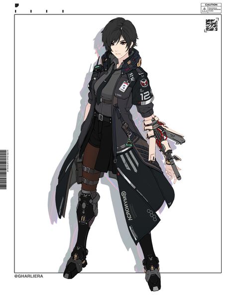 Cyberpunk Anime Character, Cyberpunk Cop, Cyberpunk Character Concept, Cyberpunk Outfit Design, Cyberpunk Detective, Anime Techwear, Cyberpunk Oc, Cyberpunk Outfit, Cyberpunk Female