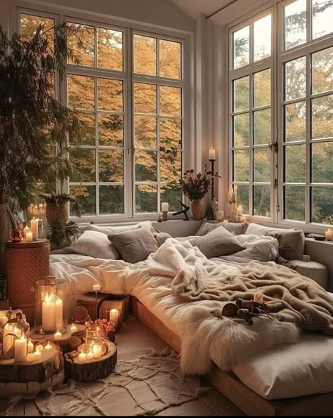 Farmhouse Cottage Interiors, Cottage Interior, Bedroom Design Ideas, Deco Originale, Hygge Home, Dream House Rooms, Modern Bedroom Design, Dream Room Inspiration, Small Room Bedroom