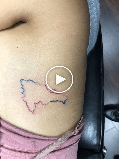 Tatuaje de esquema de mapa de República Dominicana Tattoos Infinity, Infinity Tattoo, Tattoo Ideas, Tattoos, Pins