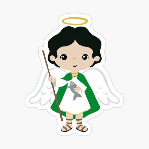 The healing archangel Saint Raphael Saint Raphael Archangel, St Raphael Archangel, Healing Design, Saint Raphael, St Raphael, San Rafael, Cute Design, Cute Designs, A Family