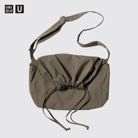 Unisex Drawstring Shoulder Bag Product Id: 475461 Brand: Uniqlo U By Christophe Lemaire Color: 56 Olive Condition: New With Tags (Nwt) Product Info From Uniqlo: - Original Drawstring Closure System. - Side Pockets Add A Sporty Look. Pocket With A Slide Fastener On The Outside. - Adjustable Straps Made Of The Same Fabric As The Main Body. - Size: Width (Top): 18.1'', Width (Bottom): 13.8'', Height: 19.3'', Depth: 5.1'', Shoulder Strap Length: 28''~49.6'' - Material: Shell: 100% Nylon / Lining: 10 Drawstring Shoulder Bag, Uniqlo U, Christophe Lemaire, Uniqlo Bags, Uniqlo Women, Commuter Bag, Commuter Bike, Wide Belt, Sporty Look