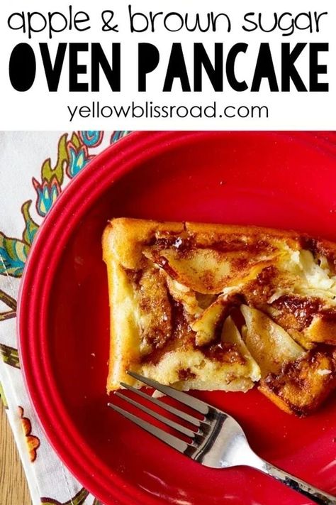 Apple Oven Pancake, Baked Apple Pancake Oven, Dutch Apple Pancake, Pannekoeken Recipe, Baked Apple Pancake, Oven Baked Apple, Oven Pancake, Apple Pancake Recipe, Oven Pancakes