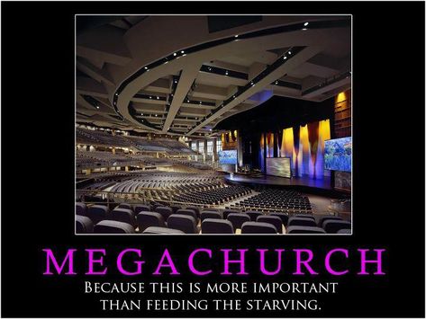 I don't understand the need for so many churches and megachurches in America.  Religious beliefs, if taken seriously, shouldn't be based in going to church on Sundays and socializing with other Christians.  Real Christians should base their actions and beliefs in following the word of Christ and using the money that would normally be used for megachurches to help poor children. Atheism Humor Hilarious, Anti Religion Memes, Religion Memes, Anti Religion, Humor Hilarious, Hilarious Memes, Funny Humor, A Sign, I Laughed