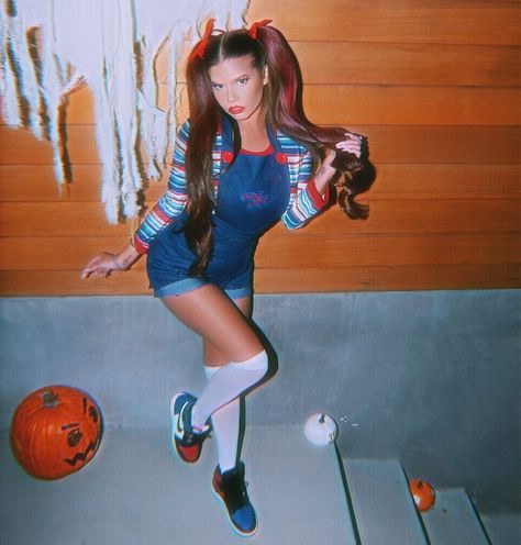 Chanel West Coast (@chanelwestcoast) posted on Instagram: “Hi! I’m Chucky and I’m your friend til the end! 👻 Happy Halloween! LINK IN BIO 🎃 #Costume3” • Oct 31, 2020 at 6:57pm UTC Chanel West Coast, Lovely Pictures, Tv Personality, Oct 31, Nice Tops, West Coast, Happy Halloween, Halloween Costume, Chelsea