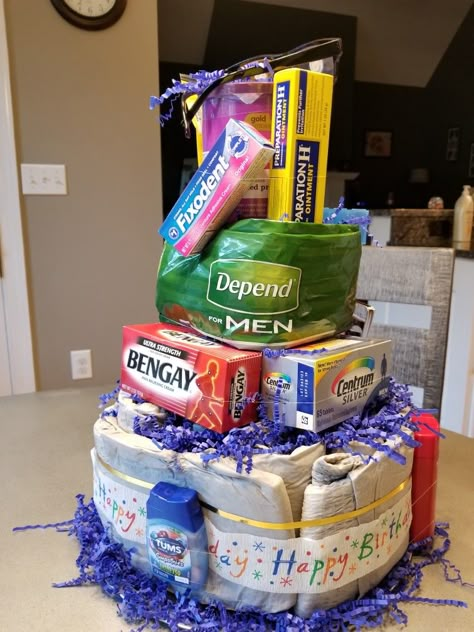 60th Birthday Basket Ideas For Women, Prank Gifts For 50th Birthday, Gag Gifts For 50th Birthday, 40th Birthday Gag Gifts Women, Funny 50th Birthday Ideas, 50th Birthday Gag Gifts For Men, 60th Birthday Gag Gifts Women, 50 Things For 50th Birthday Gag Gifts, Funny 40th Birthday Gifts