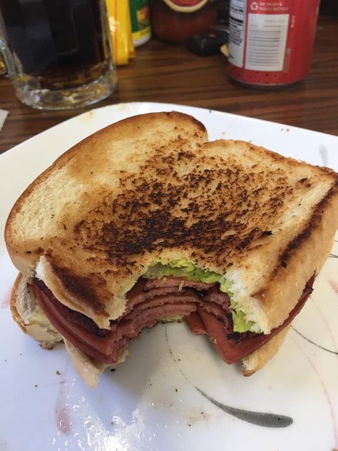 Dads dinners | Old fashion fried bologna sandwich | Facebook Best Fried Bologna Sandwich, Cooked Sandwiches, Fried Bologna Sandwich, Fried Bologna, Bologna Sandwich, Old Fashion, Fun Food, Bologna, Food Cravings