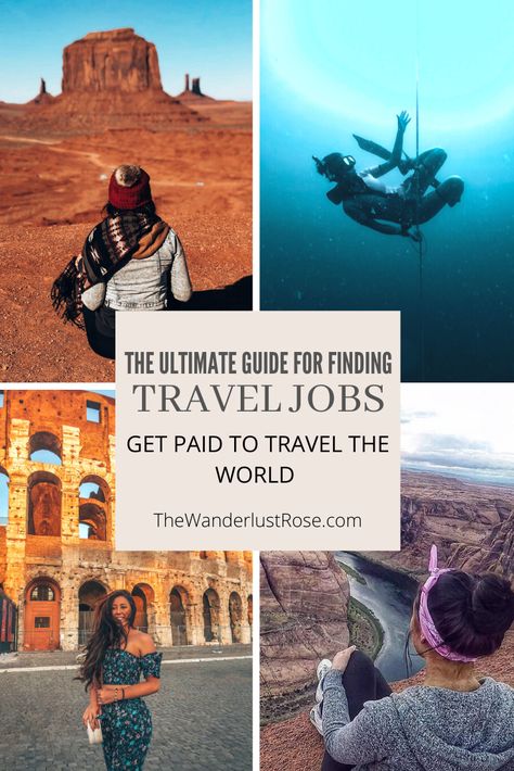 Travel Jobs For Women, Tour Guide Job, Cool Jobs, Seasonal Work, Get Paid To Travel, Paid To Travel, Travel Careers, Remote Working, Travel Jobs