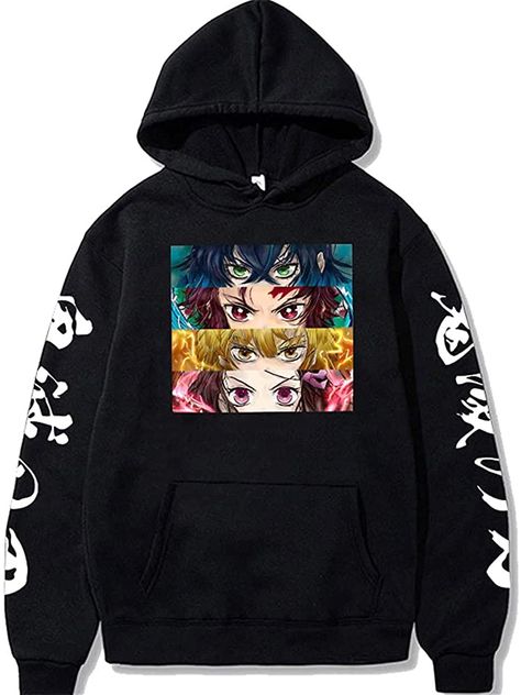 Demon Slayer Outfit, Demon Hoodie, Demon Slayer Hoodie, Anime Demon Slayer, Anime Clothes, Anime Hoodie, The United Kingdom, Hoodie Design, Anime Demon