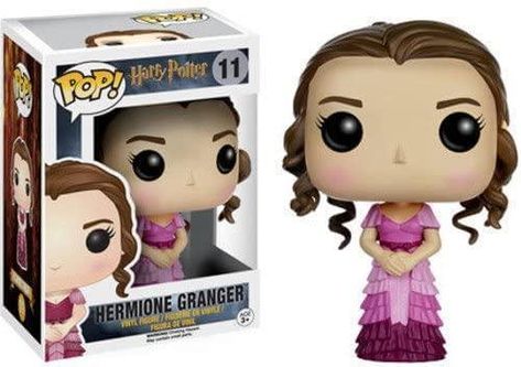 Harry Potter Pop Figures, Hermione Granger Yule Ball, Hermione Yule Ball, Harry Potter Action Figures, Игрушки Funko Pop, Harry Potter Pop, Harry Potter Merch, Harry Potter Funko Pop, Pop Figurine