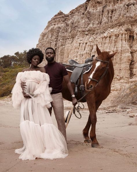 Somebody's Son, Couple Pregnancy Photoshoot, Pregnancy Goals, Maternity Photoshoot Poses, Pretty Pregnant, Stronger Together, Maternity Photography Poses, Pregnant Couple, Black Families