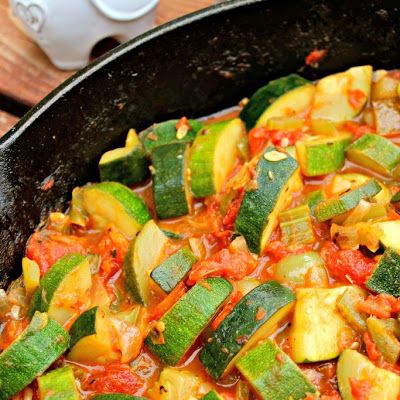 Zucchini and Tomatoes @keyingredient #tomatoes Sauteed Zucchini Recipes, Recipes With Diced Tomatoes, Recipe Using Zucchini, Sauteed Zucchini And Squash, Tomato Side Dishes, Zucchini And Tomatoes, Sautéed Zucchini, Grilled Foods, Zucchini Tomato