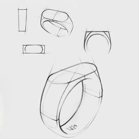 How To Draw Rings, Ring Sketch Design, Jewelry Design Sketch, Ring Sketch, Jewel Drawing, Wood Jewelery, Jewelry Rendering, Art Jewelry Design, Jewellery Design Sketches