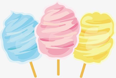 Cotton Candy Drawing, Cotton Candy Illustration, Cotton Candy Clipart, Stem Classroom Decor, Cute Cotton Candy, Candy Png, Candy Drawing, Candy Images, Candy Clipart