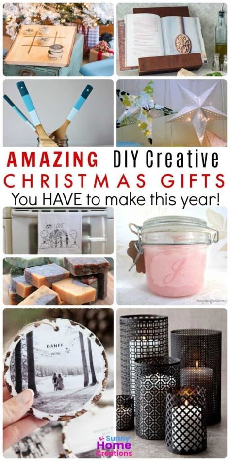 DIY Christmas Gifts to Make This Year Creative Diy Christmas Gifts, Boyfriend Christmas Diy, Diy Christmas Gifts For Boyfriend, Diy Christmas Gift Ideas, Diy Gifts Cheap, Diy Anniversary Gift, Diy Christmas Gifts For Family, Diy Christmas Presents, Diy Gifts For Dad