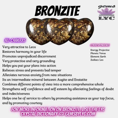 Crystal Dictionary, Bronzite Crystal, Crystal Cards, Crystals Meaning, Leo Birthstone, Crystals Magic, Brown Crystals, Crystal Rocks, Human Design System