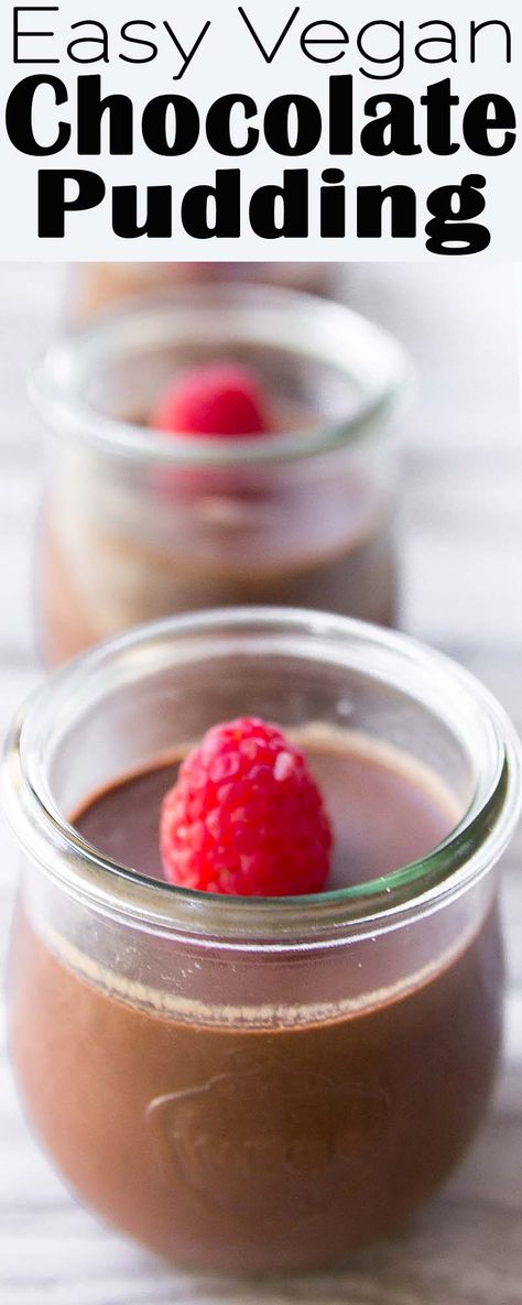 Coconut Milk Pudding, Coconut Milk Dessert, Vegan Xmas, Vegan Chocolate Pudding, Coconut Milk Chocolate, Vegan Pudding, Chocolate Pudding Recipes, Milk Dessert, Bruschetta Ingredients