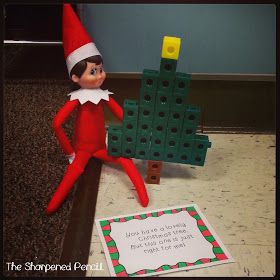 Elf On A Shelf At School, Elf On The Shelf For The Classroom, Elf Classroom Ideas, Elf On The Shelf Ideas Classroom, Elf In The Classroom, Kindness Elf, Elf Classroom, Classroom Shelves, Classroom Elf