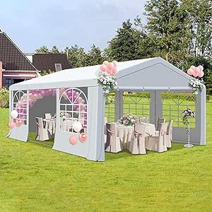 Outdoor Wedding Gazebo, Tents For Parties, Canopy Party, Party Gadgets, Camping Gazebo, Party Canopy, Canopy Tent Outdoor, Wedding Canopy, Outdoor Canopy