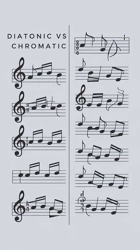 Choosing between diatonic and chromatic scales can impact the sound and feel of your music. Learn when to use each scale and how they influence your compositions. Perfect for musicians looking to deepen their understanding of music theory. #DiatonicVsChromatic #MusicScales #ComposingMusic Music Theory Notes, Chromatic Scale, Audio Mastering, Home Recording Studio Setup, Recording Studio Setup, Middle School Music, Home Recording Studio, Music Teachers, Teaching Middle School