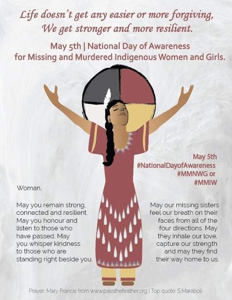 Mmiw Awareness Tattoo, Indigenous Teachings, Indigenous Pride, Mmiw Awareness, Native American Knowledge, Native American Facts, Indigenous Rights, American Indian Quotes, Native American Spirituality