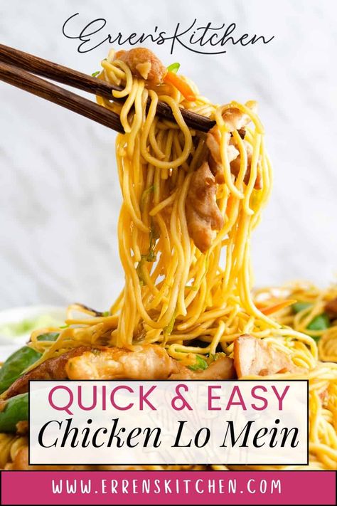 Satisfy your takeout cravings with this Easy Chicken Lo Mein recipe! Simple ingredients, restaurant-worthy flavor. Lo Mein Chicken, Easy Chicken Lo Mein, Chicken Lo Mein Recipe, Lo Mein Recipe, Chicken Lo Mein, Lo Mein Recipes, British Desserts, Lo Mein, Recipe Simple