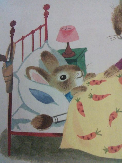 Naughty Bunny, Richard Scarry. My sister had this book when we were young. It was one of my favorites to look through and see all the wonderful illustrations. I still have her book! Richard Scary, Vintage Easter Cards, Richard Scarry, Good Day Sunshine, Mid Century Illustration, Childrens Books Illustrations, Childhood Books, Rabbit Art, Her Book