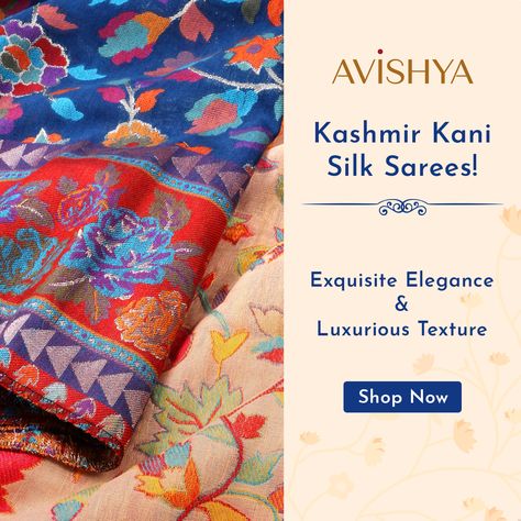 Pashmina Kashmir kani sarees collections Pashmina Silk, Pashmina Shawl, Luxury Silk, Handloom Saree, Silk Saree, Timeless Beauty, Silk Sarees, Weaving, Vibrant Colors