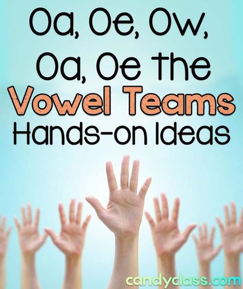 Plenty of great hands-on games and activities for teaching the vowel teams with the long vowel sound in a first grade classroom or other grade levels too. Vowel Blends, T Shirt Makeover, Vowel Teams Activities, Vowel Pairs, Fun Phonics Activities, Teaching Vowels, Vowel Activities, Vowel Teams, Phonemic Awareness Activities