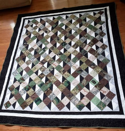 Simply Serene Quilt, Army Quilt, Military Quilts, Quilts Patchwork, Batik Quilts, Quilt Of Valor, Easy Quilt Patterns, My Sons, Army Uniform