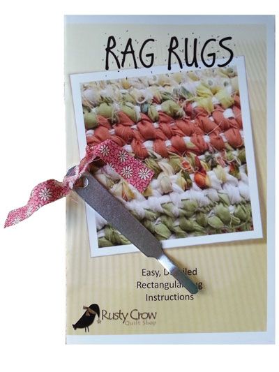 Rag Rugs Pattern Booklet & Tool - Annies Craft Store at www.anniescatalog.com  $14.99 Knot Thread, Toothbrush Rug, Rugs Pattern, Making Rugs, Homemade Rugs, Rug Patterns, Weaving Tools, Rag Rugs, Fabric Yarn