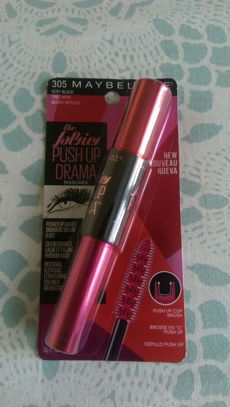 SWAPPED (Adriana Single) Maybelline The Falsies Push Up Drama mascara - BN Maybelline Falsies, Red Bull, Maybelline, Black Noir, Beverage Can, Push Up, Lashes, Drama, Conditioner