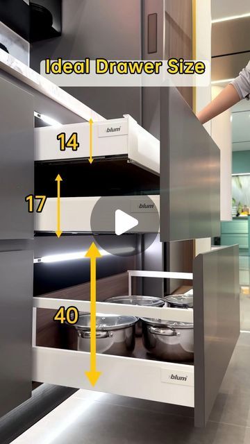 Kitchen Drawers Under Cooktop, Kitchen With Lower Drawers Only, Drawer In Drawer Kitchen, Kitchen Cabinets Measurements Cm, Kitchen Drawer Sizes, Tendem Kitchen Drawer, Kitchen Drawers Design, Kitchen Drawer Dimensions, Inside Of Kitchen Cabinets