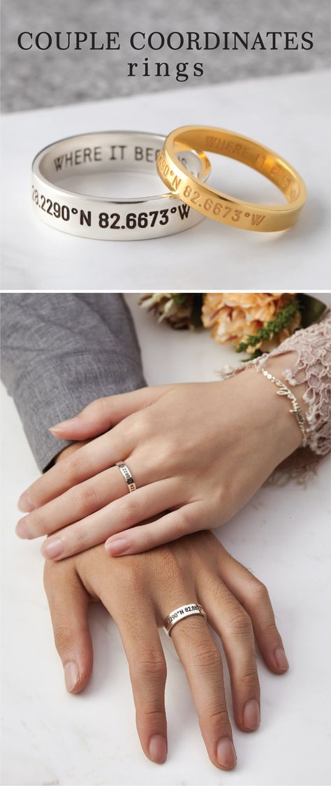 Couple Rings Promise Unique • Coordinates Ring ��• Silver Rings Simple • Band Rings For Couple • Couple Gifts For Him Boyfriends • Couple Rings For Engagement • Ring Gifts Ideas • Anniversary Gift Ideas For Him • Wedding Gifts For Bride And Groom • Wedding Coordinates Gift • Couple Rings Promise Unique • Couple Rings Matching Simple • Sterling Silver Rings • Wedding Gifts For Bride And Groom • Band Couple Rings Couples Presents, Couple Rings Wedding Gold, Wedding Couple Ring, Couple Rings Wedding, Band Couple, Sterling Silver Rings Simple, Rings Matching, Silver Anniversary Gifts, Coordinates Gift