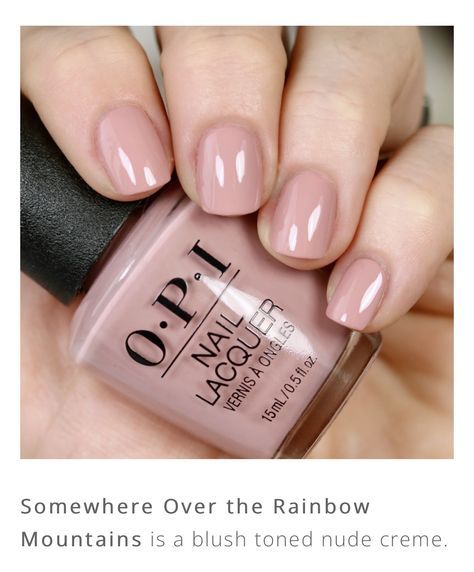 Mauve Pink Nail Polish, Opi Pink On Canvas, Fall Nude Nail Colors, Opi Nude Colors, Opi Fall Colors, Fall Nail Colors Opi, Nail Colors For Pale Skin, Rainbow Mountains, Opi Fall