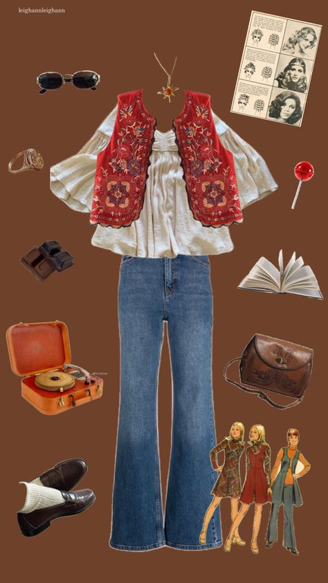 #70s #70saesthetic 70s Aesthetic Fashion Outfit, 70s Inspired Fashion Summer, Hippie Clothes 70s, Hippie Style 70s, 70s Aesthetic Fashion, Cute Vintage Outfits, 70s Inspired Fashion, 70s Outfits, Estilo Hippie