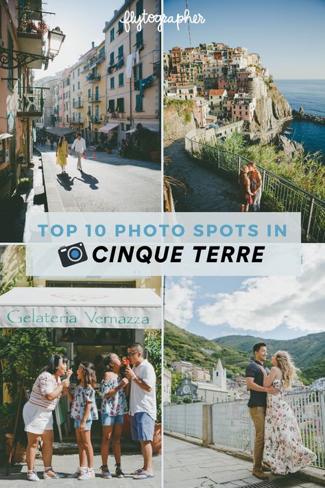 Stepping into the five cliffside fishing villages of Cinque Terre is like stepping into a movie! This World Heritage Site and Italy’s smallest national park is one of the most Instagrammable places in the country. 🤳 On the blog, we’re sharing plenty of photo ideas for your itinerary on your next Italian adventure. 💃 Planning your Italian honeymoon? Be sure to stay in Cinque Terre for a picturesque getaway, and capture your beautiful memories with an Italy photoshoot for the best souvenir. 💕 Cinque Terre Aesthetic, Italy Photo Ideas, Italy Photoshoot, Clear Ocean Water, Italian Honeymoon, Best Instagram Photos, Most Instagrammable Places, Cinque Terre Italy, Italy Photography