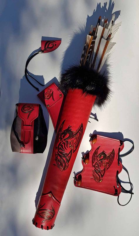 Hip Quiver, Archery Aesthetic, Archery Gloves, Bow And Arrow Set, Archery Set, Archery Bows, Pretty Knives, Archery Bow, Arm Guard