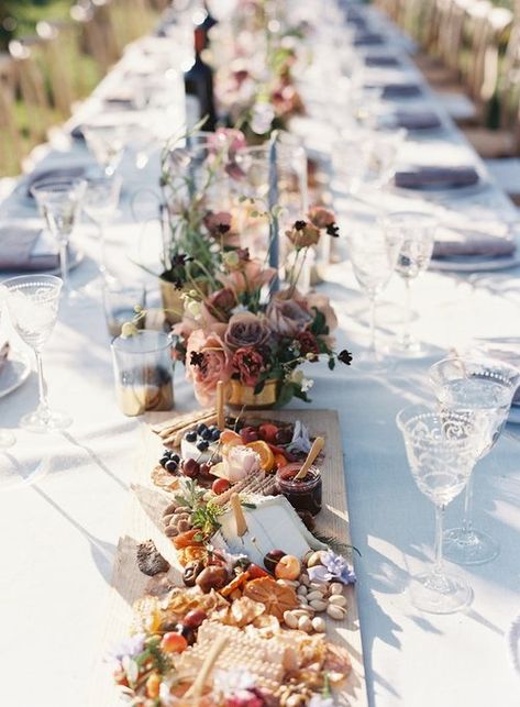 charcuterie table runner. Photography: Braedon Flynn | Design and Planning: Alison Bryan Destinations | Floral: Jenn Sanchez | Venue: Sunstone Villa Cornman Farms Wedding, Charcuterie Wedding, Sunstone Villa, Charcuterie Board Wedding, Charcuterie Table, Santa Ynez, Villa Wedding, Santa Barbara Wedding, Brunch Wedding