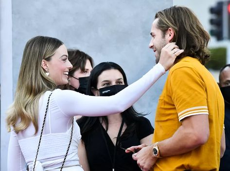 Margot Robbie Instagram, Margot Robbie Tom Ackerley, Margot Robbie Husband, Margrot Robbie, Tom Ackerley, Sydney Airport, Portia De Rossi, Press Tour, Michelle Williams