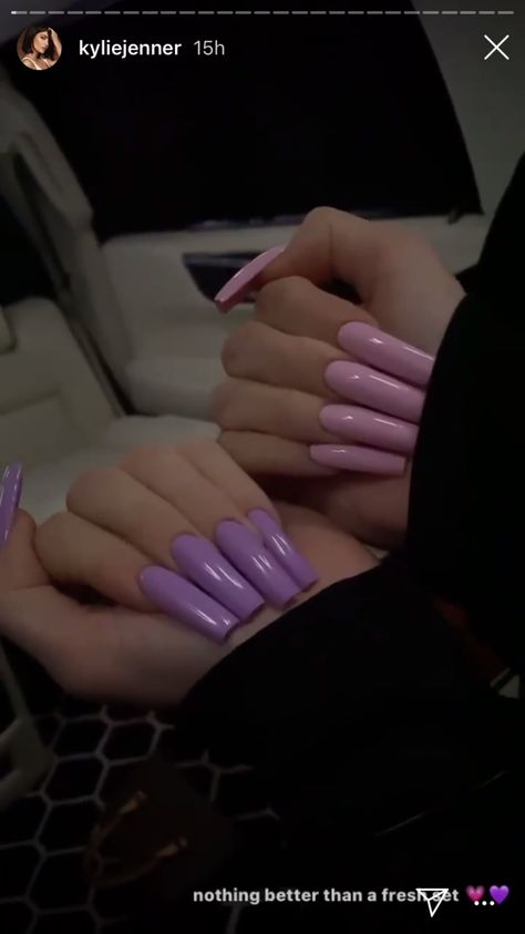 Purple And Pink Nails, Kylie Nails, Long Red Nails, Kylie Jenner Nails, Purple Acrylic Nails, Classic Nails, Exotic Nails, Nail Swag, Pink Acrylic Nails