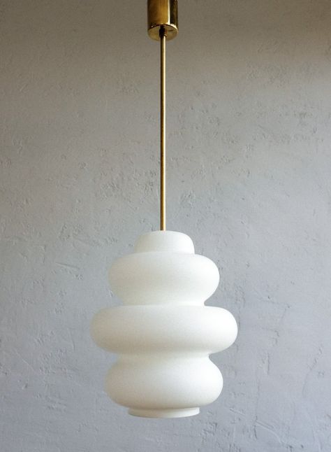 Milk glass pendant, 1960s | #209404 Milk Glass Pendant, Milk Glass Pendant Light, Milk Glass Lamp, Glass Ceiling Lamps, Glass Pendant Light, Front Room, Room Lights, Glass Lamp, Glass Pendant