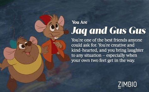 Jaq and Gus gus Jaq And Gus Gus, Zimbio Quizzes, Disney Sidekicks, Gus Gus, Quiz Time, Jiminy Cricket, Fun Quizzes To Take, Disney Princess Quotes, Side Kick