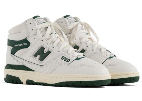 Men's New Balance 650R Aime Leon Dore Sneakers in White/Green. New Balance 650, Zapatillas New Balance, Aime Leon Dore, Nike Sb Dunks Low, Paper Model, Nike Sb Dunks, New Balance Men, New Balance Sneakers, Sb Dunk