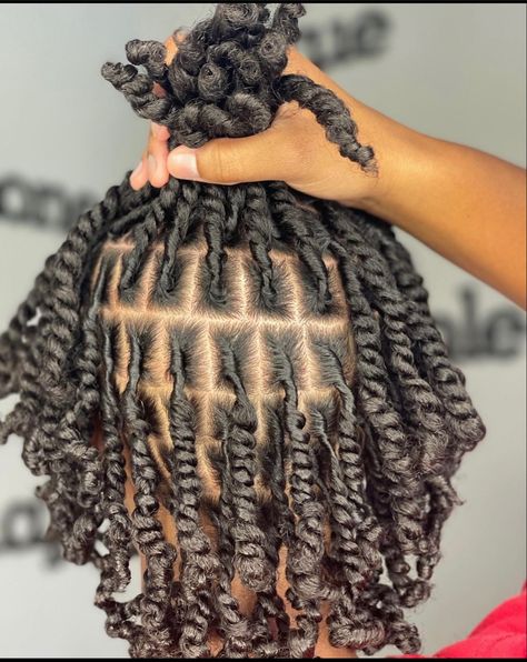 Womens Starter Locs, Starter Two Strand Twist Locs, Starter Locs Two Strand Twist, Twist Starter Locs, 2 Strand Twist Styles, Stud Hairstyles, Comb Coils, Twist Hair Men, Light Skins