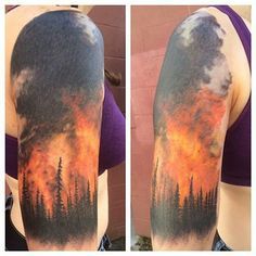 Forest Scenery Tattoos | ... tattoo ideas forests sleeve tattoo forests fire tattoo forests tattoo Forest Fire Tattoo, Wildland Firefighter Tattoo, Firefighter Tattoo Sleeve, Firefighter Tattoos, Watercolor Tattoo Tree, Tree Sleeve, Firefighter Tattoo, Fire Fighter Tattoos, Bamboo Tattoo