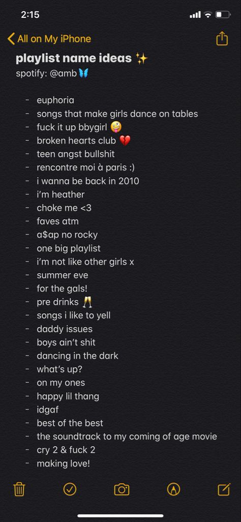 Tiktok Names Ideas, Euphoria Song, Playlist Name Ideas, Playlist Name, Spotify Ideas, Itunes Playlist, Rap Playlist, Playlist Names, Playlist Names Ideas