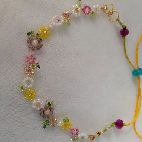 Glass bead yellow combination choker for little girls. Customised. #macrame #viralbeads #viral #explore #smallbusinessindia #gelang Yellow Combination, Beading Tutorials, May 21, Sewing Clothes, Glass Bead, Diy Jewelry, Choker, Macrame, Origami